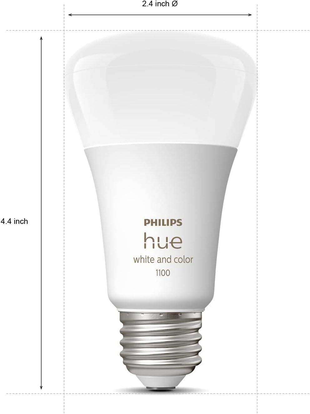 Hue 75W A19 bulbs demonstrate white and color ambiance for versatile lighting