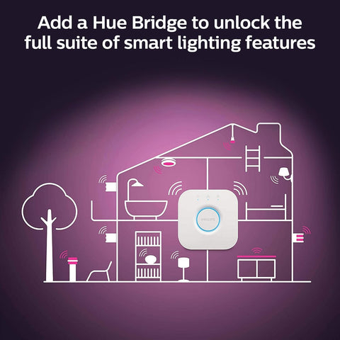 Philips Hue candle-light in a cozy nook with warm glow.