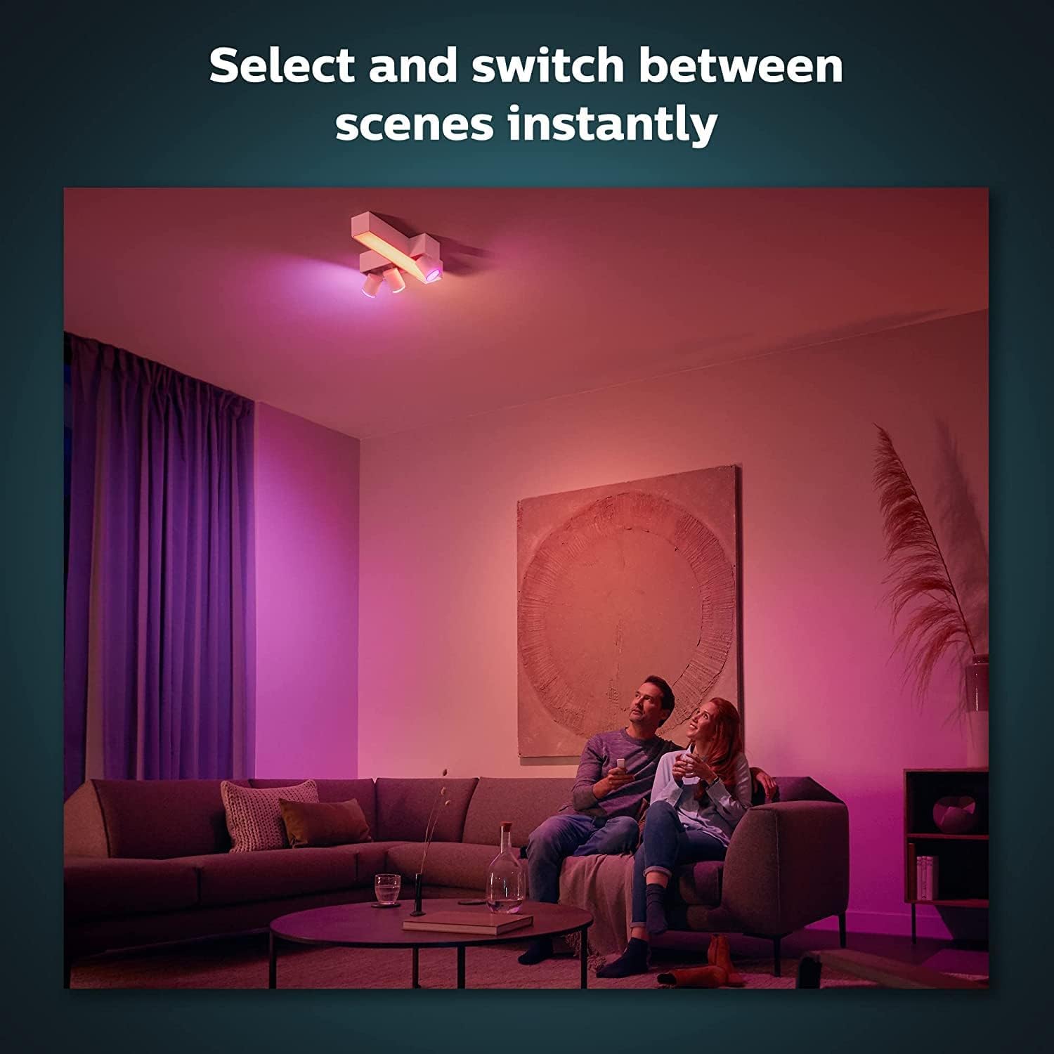 Philips Hue Dimmer V2 four scenes button lets you switch moods instantly