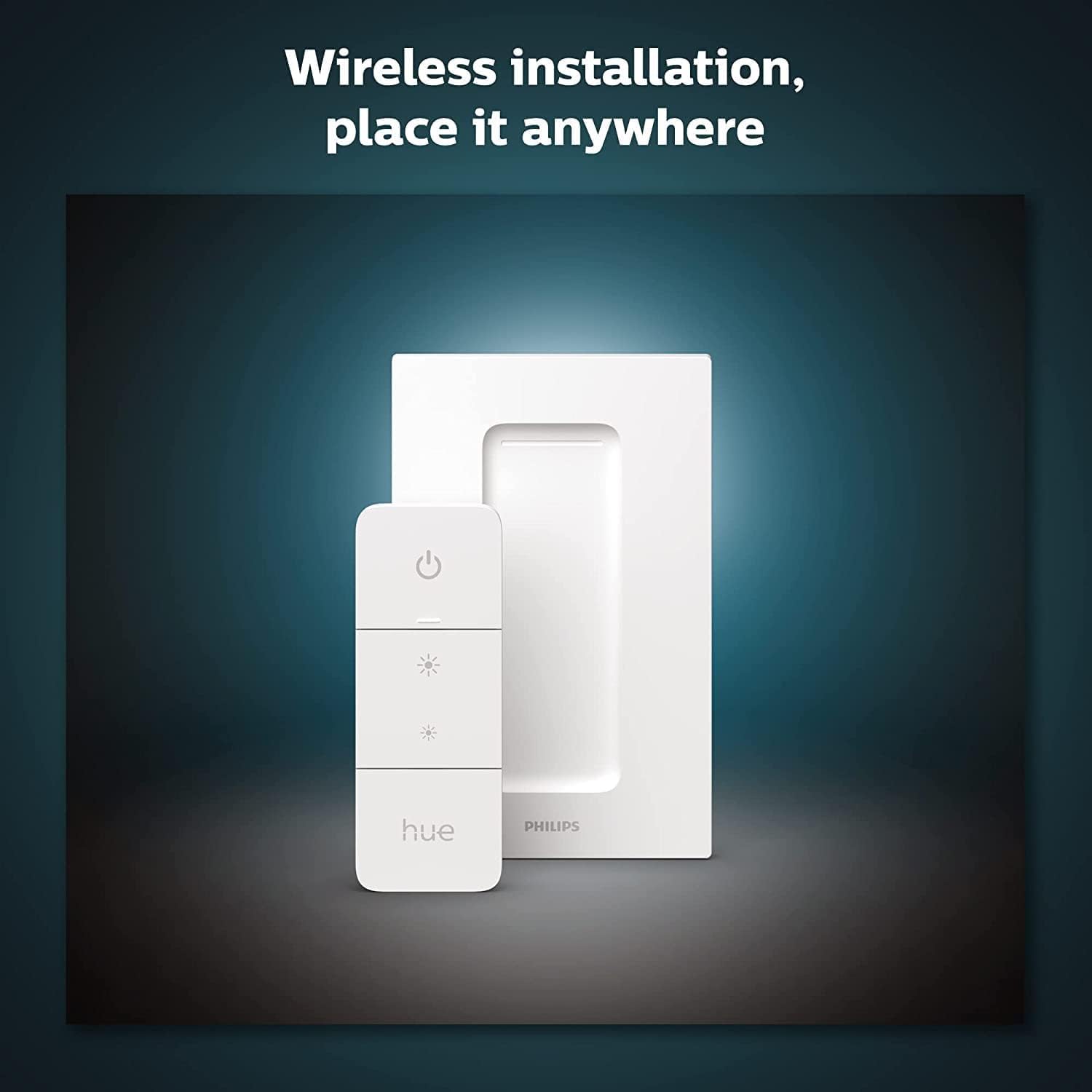Philips Hue Dimmer V2 remote detaches for convenient handheld dimming from anywhere