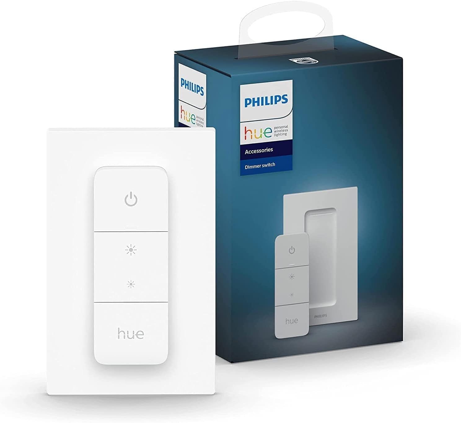 Philips Hue Dimmer V2 wall plate enables easy, wireless dimming control in any room