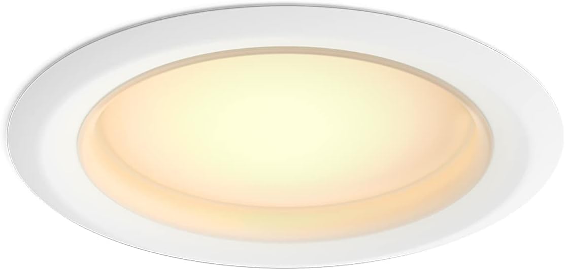 Philips Hue recessed 5-6 inch downlight install for modern ceiling upgrades.