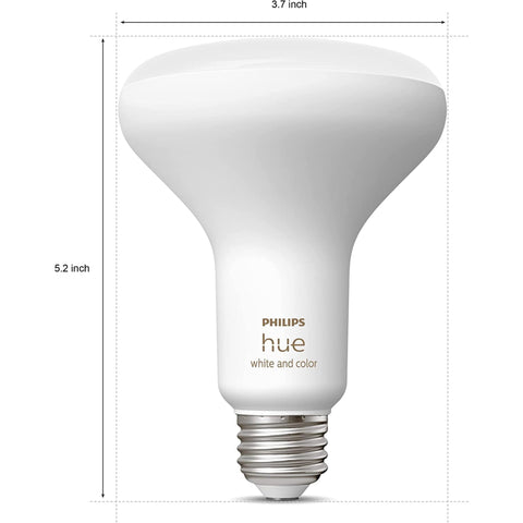 Philips Hue BR30 bulbs offer quick, easy installation for instant mood lighting.