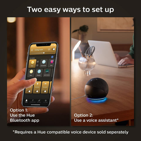 Vintage-look Philips Hue filament bulb enhances retro-inspired decor