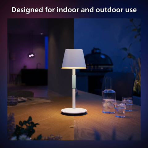 Hue Go battery life up to 48 hours on a full charge