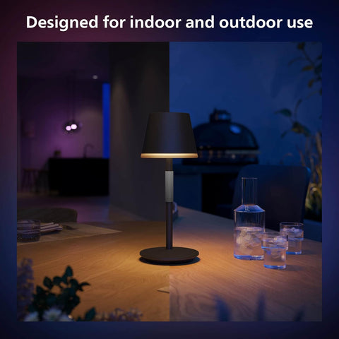 Philips Hue Go charging base included for convenient recharging