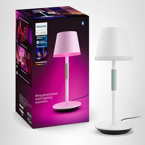 Dynamic light scenes from Philips Hue Go create mood lighting