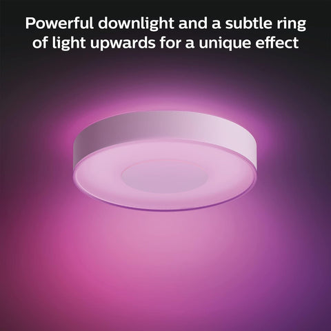 Philips Hue Infuse dynamic light effects create subtle mood shifts
