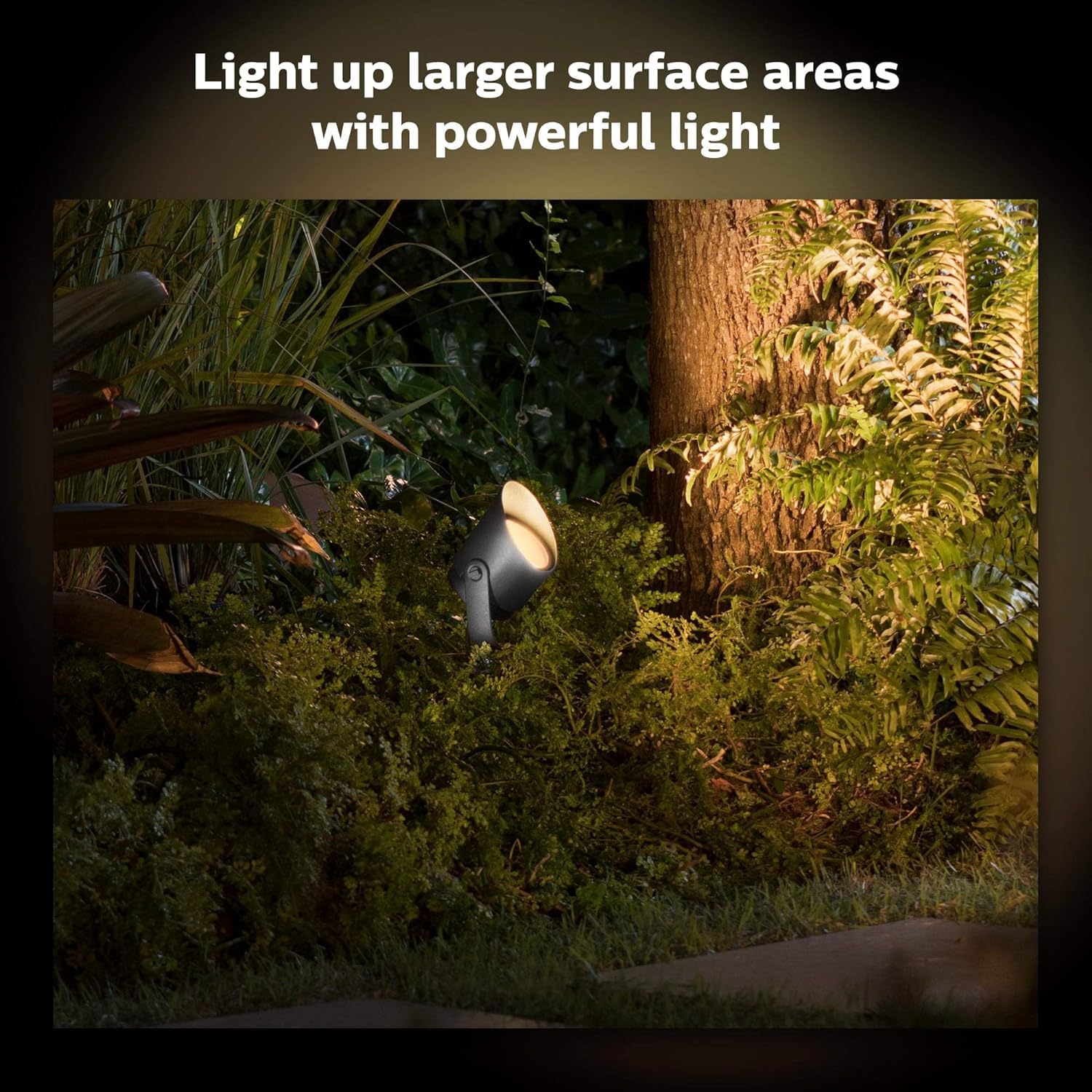 Philips Hue Lily XL offers vibrant color options for outdoor decor