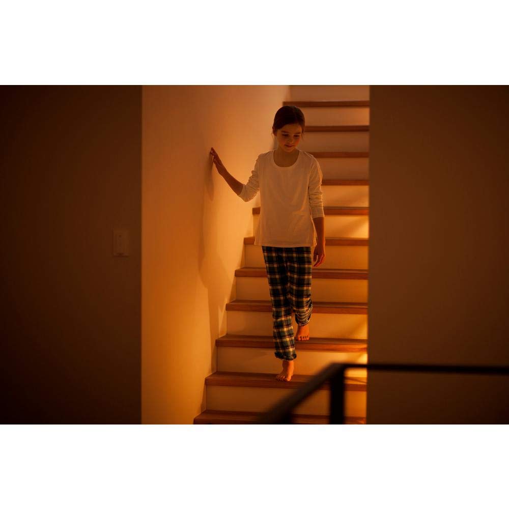 Philips Hue Motion Sensor automates lighting with A19 bulbs.