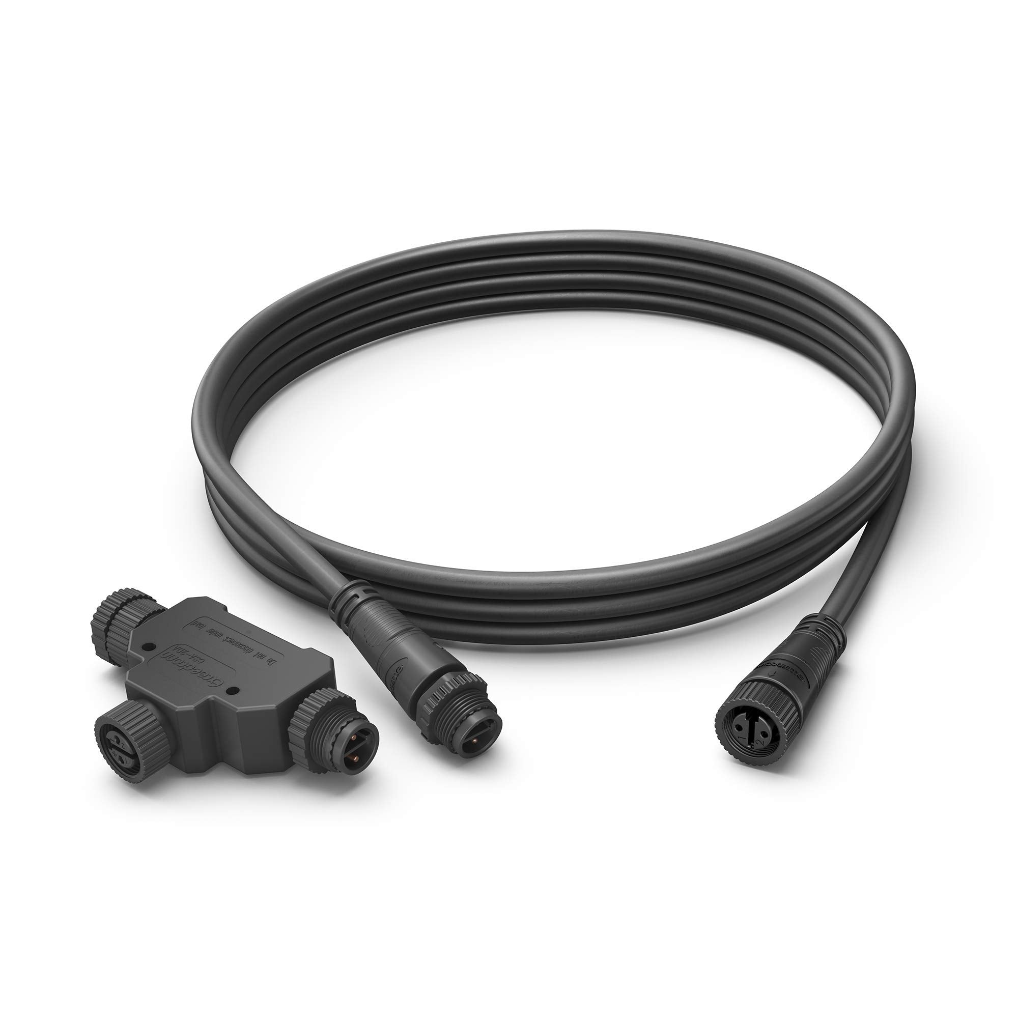 Philips Hue outdoor 8-foot cable extending outdoor lighting layout and reach