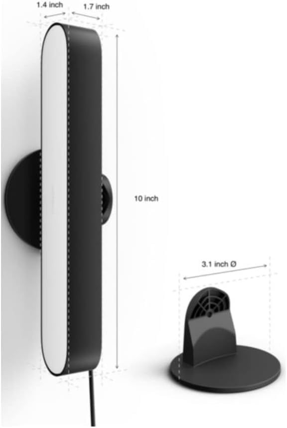 Voice control-ready Hue Play Bar with Bridge for hands-free use.