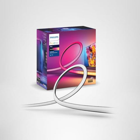 Philips Hue Play Gradient design fits 65-inch TVs.