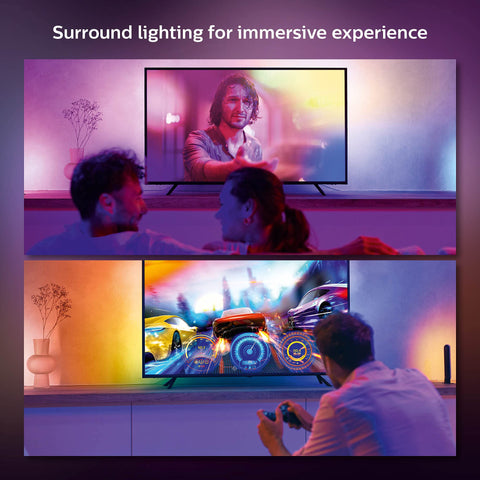 Philips Hue Play Gradient sync with movies, music, and games.