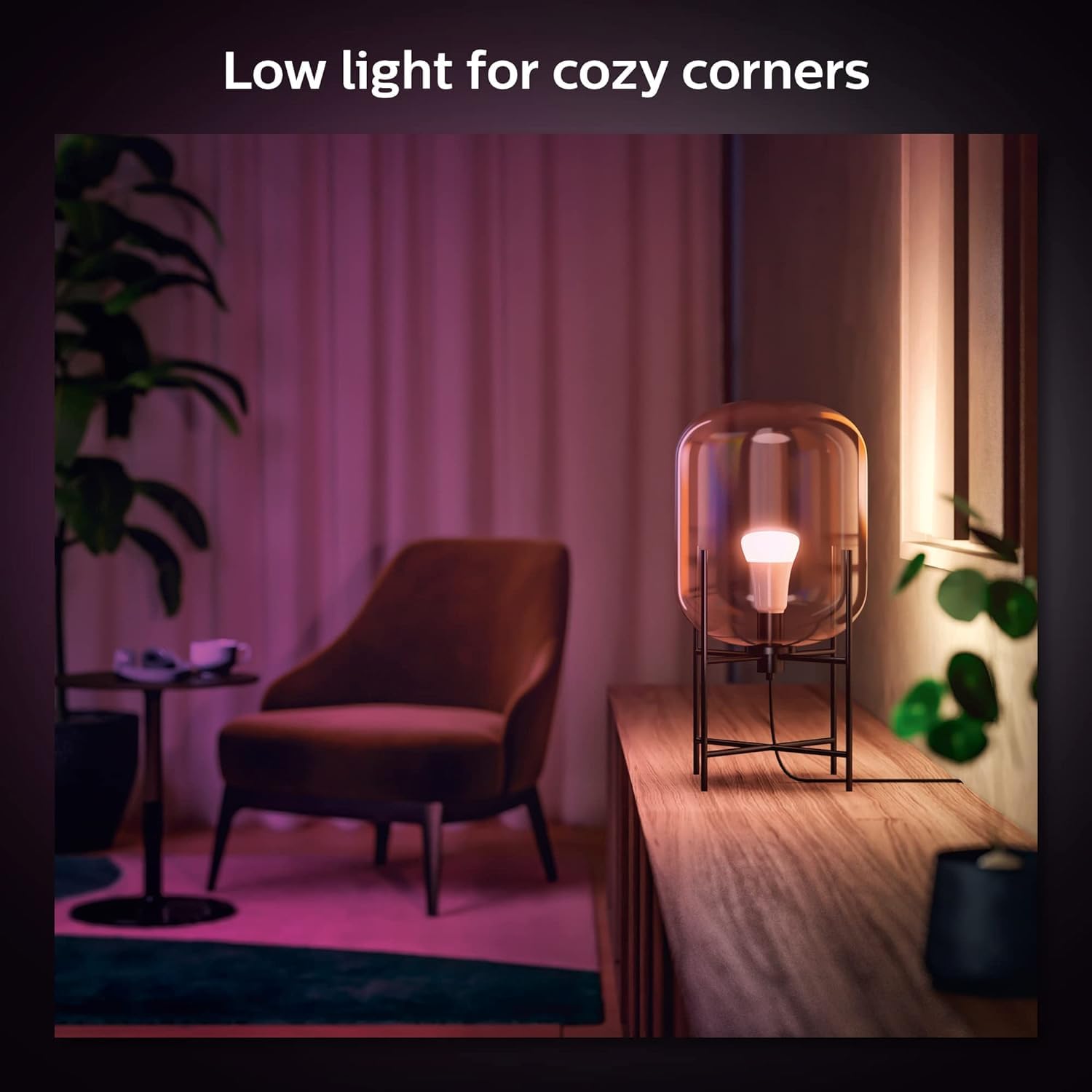 Philips Hue presets-scenarios like daylight for daily routines.