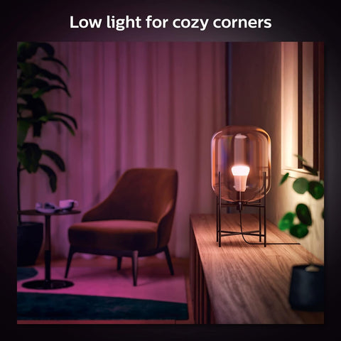 Philips Hue presets-scenarios like daylight for daily routines.