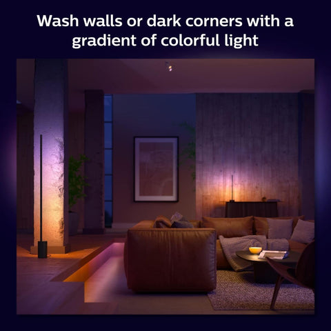 Philips Hue Signe floor lamp ready to pair with Hue Bridge