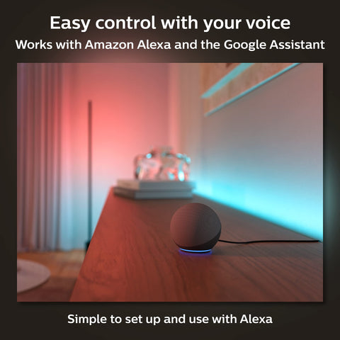 Philips Hue silicone sleeve diffusion in milk white softens edges for even glow.