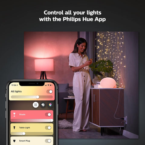 Philips Hue Smart Plug voice-controlled via Alexa or Google Assistant