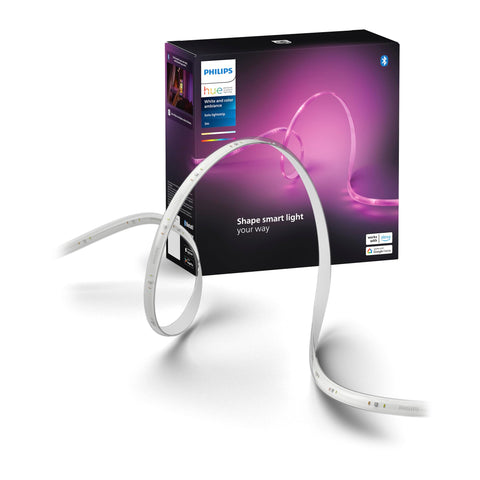 PHILIPS Hue Solo lightstrip 3m ambient glow for living room ambience.