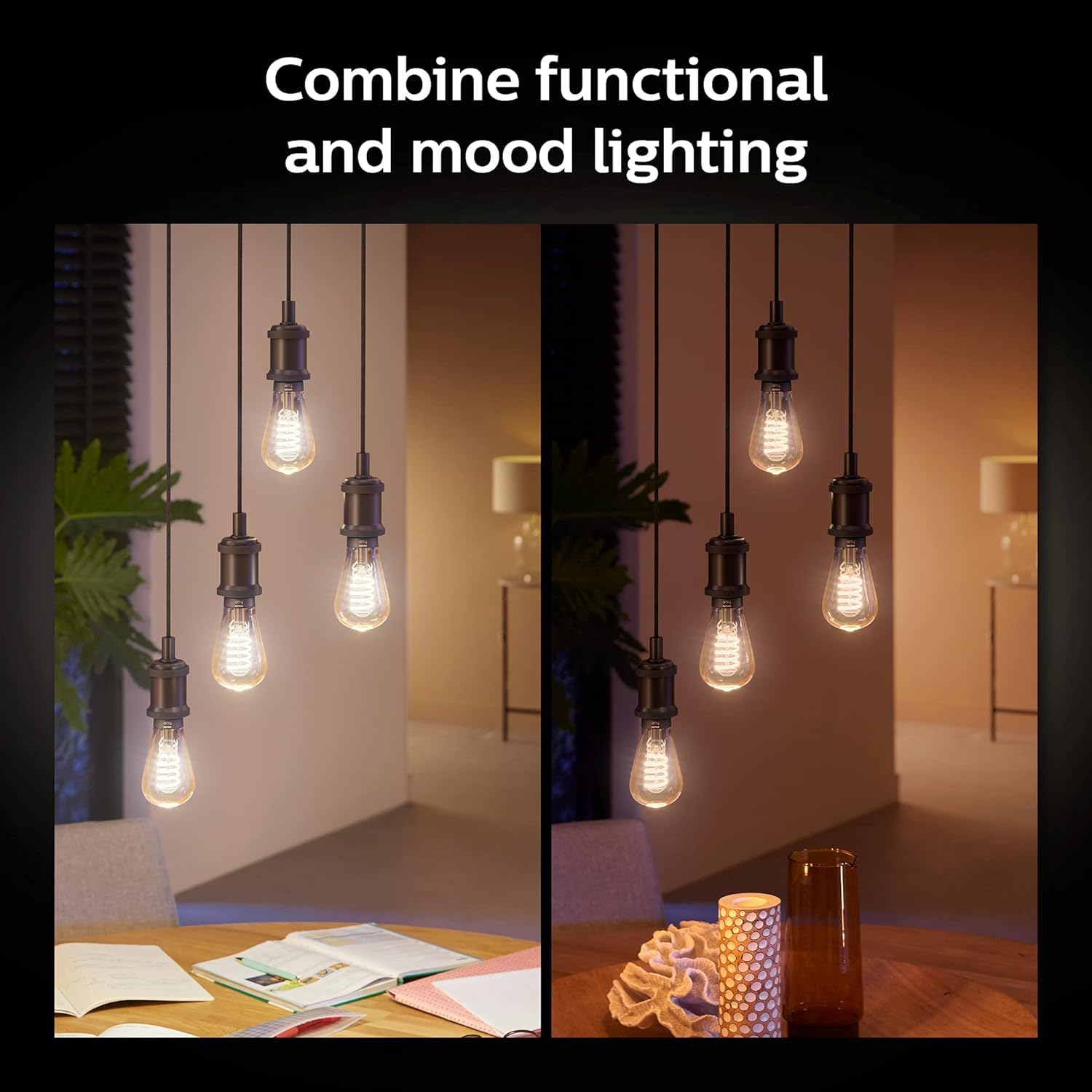 Philips Hue ST23 E26 base close-up shows classic design