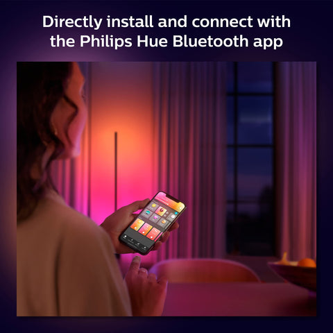 Philips Hue voice control with Alexa and Google Assistant for hands-free use.