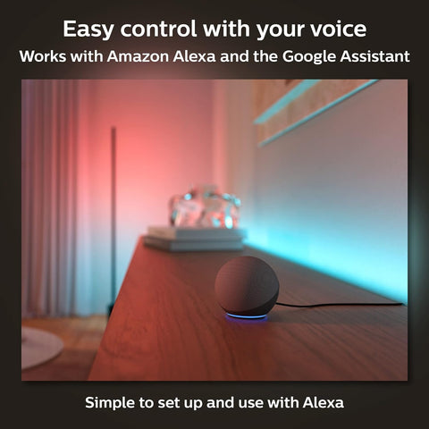 Philips Hue voice-control compatibility with Alexa and Google enables hands-free lighting
