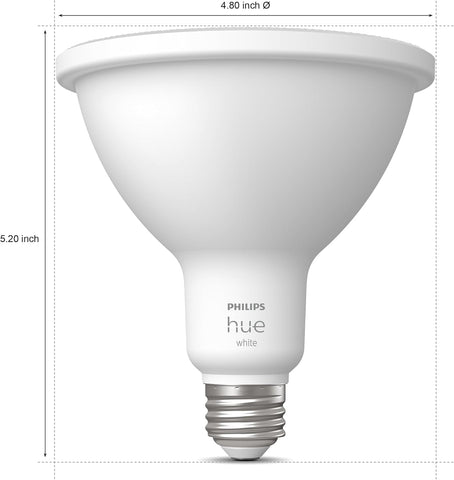 Philips Hue waterproof OUTDOOR PAR38 design suited for outdoor weather.