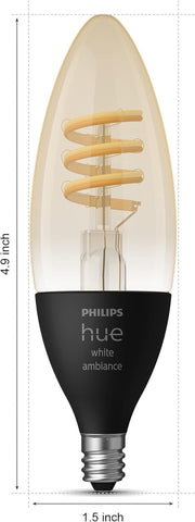 Philips Hue White Ambiance shows a cool-to-warm spectrum for focus or relaxation.