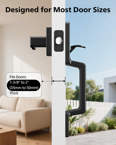 Philips interior lever provides smooth operation on interior doors.