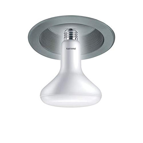 Philips LED BR40 energy-saving bulb reducing electricity use.