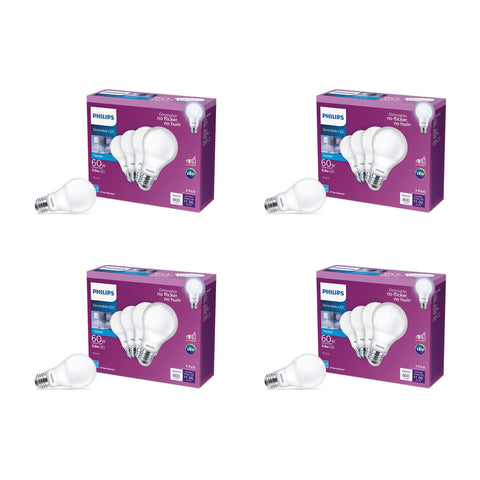 Philips EyeComfort A19 with steady non-dimmable light for comfortable evenings.