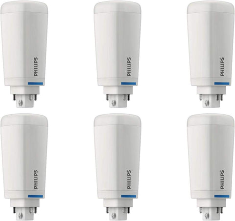 Philips PL-C 6-pack bulbs ready for CFL replacement with energy savings.