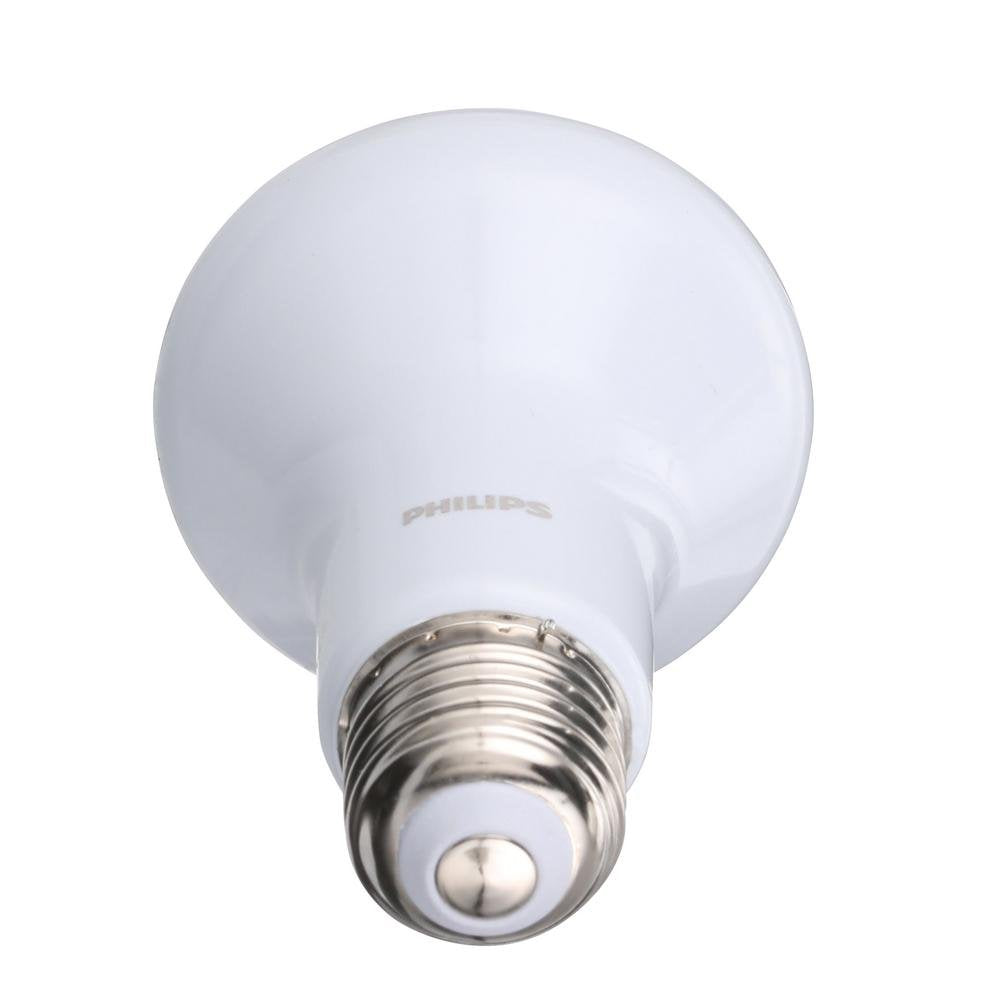 Philips R20 LED bulb delivers 450 lumens with instant-on efficiency.