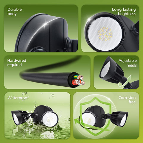 Philips 5000K daylight flood light delivers bright, natural-looking illumination.