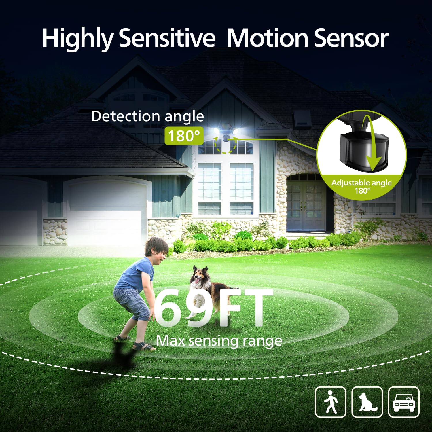 Philips dusk-to-dawn mode keeps light ready as ambient light fades.