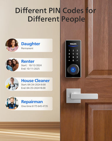 Philips Smart Lock auto lock secures door after closing