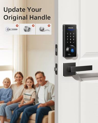 Philips smart lock door compatibility with most standard doors