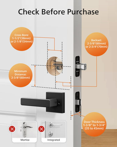 Philips smart lock easy installation on standard doors