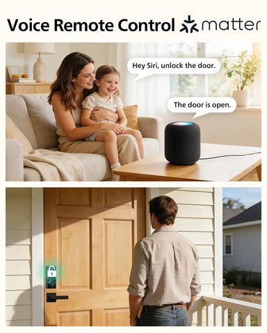 Philips Smart Lock passcode panel enabling secure guest access.