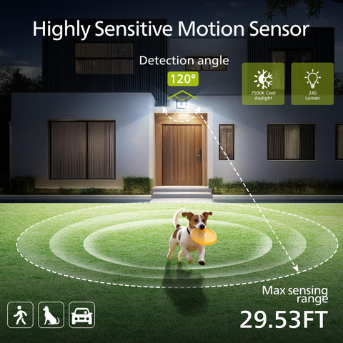 Weatherproof IP44 Philips light in rainy outdoor scene
