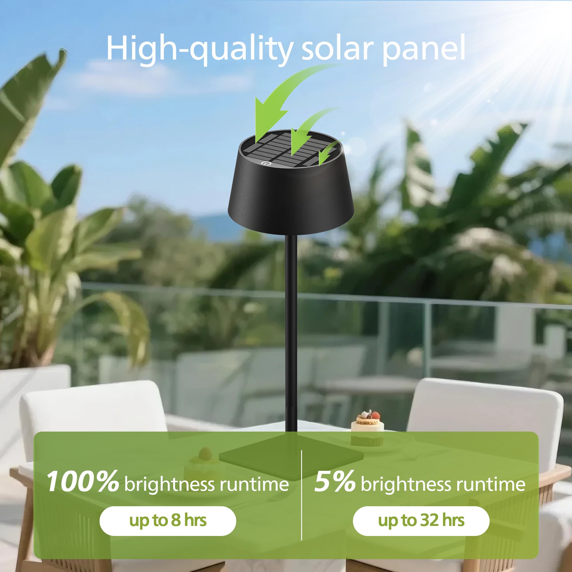 Philips lamp USB-C charging ensures quick power outdoors