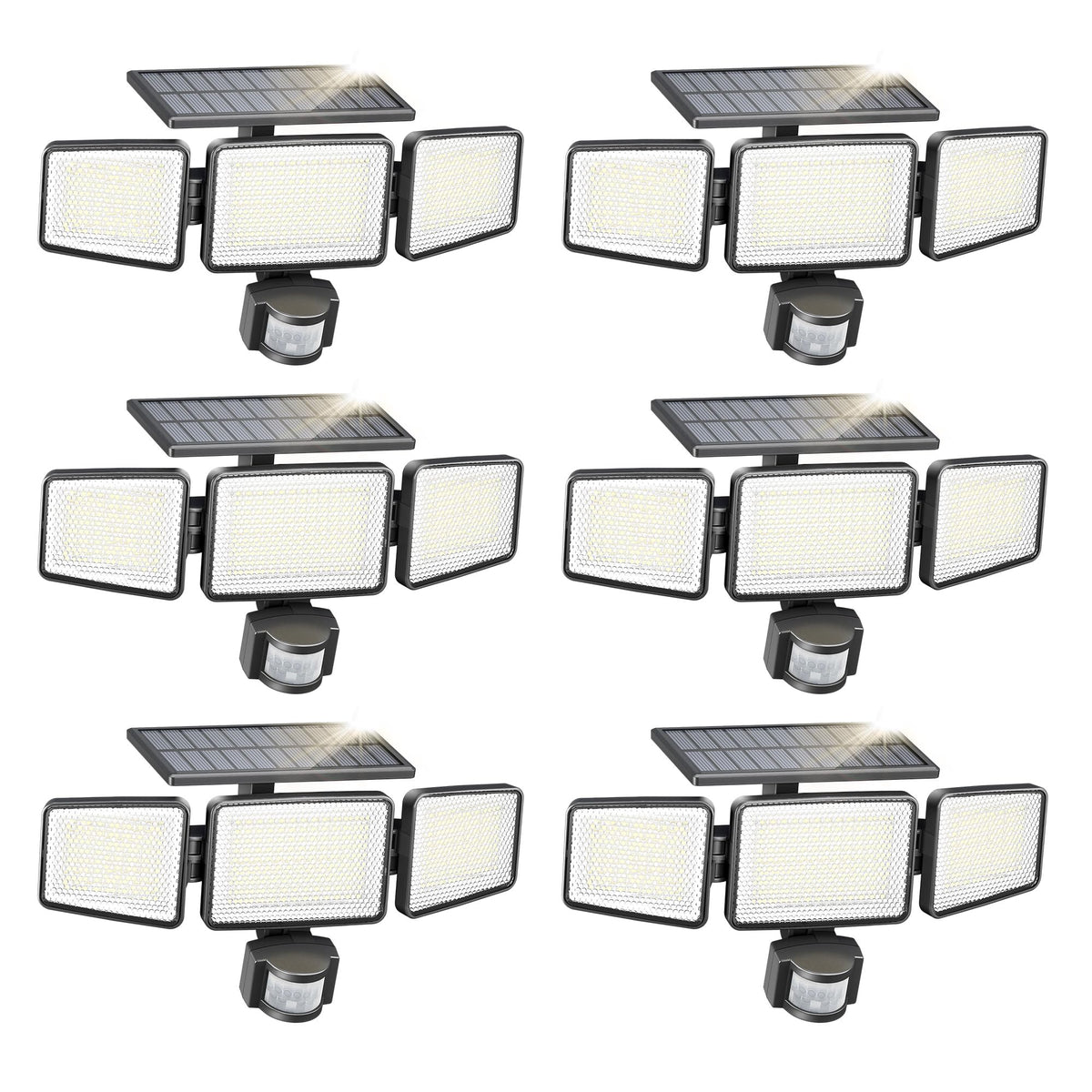 Philips solar security light with 302 LEDs delivering 1200 lumens for wide outdoor lighting