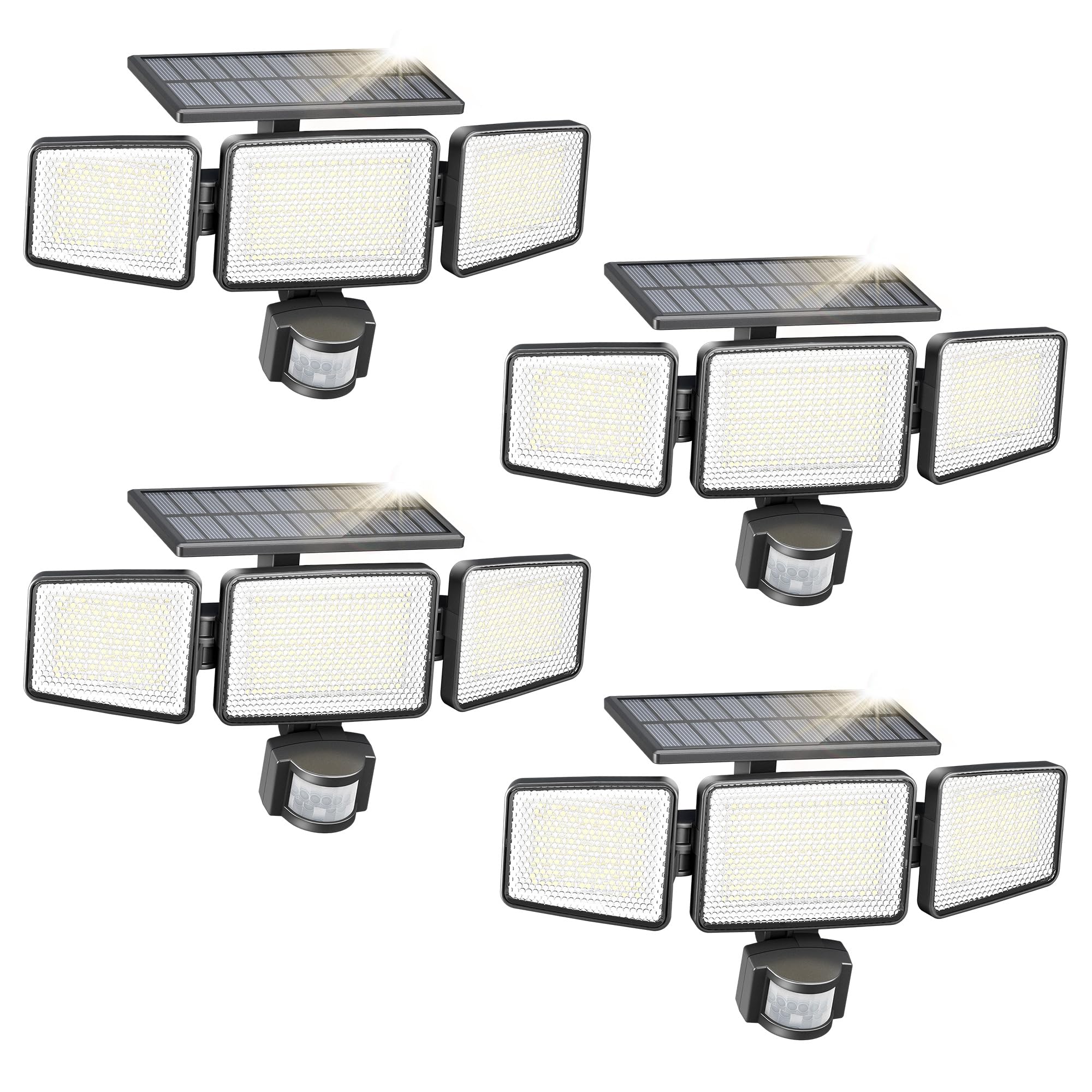 Philips Solar Security Light front view with 302 LEDs delivering broad illumination