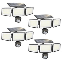 Philips Solar Security Light front view with 302 LEDs delivering broad illumination