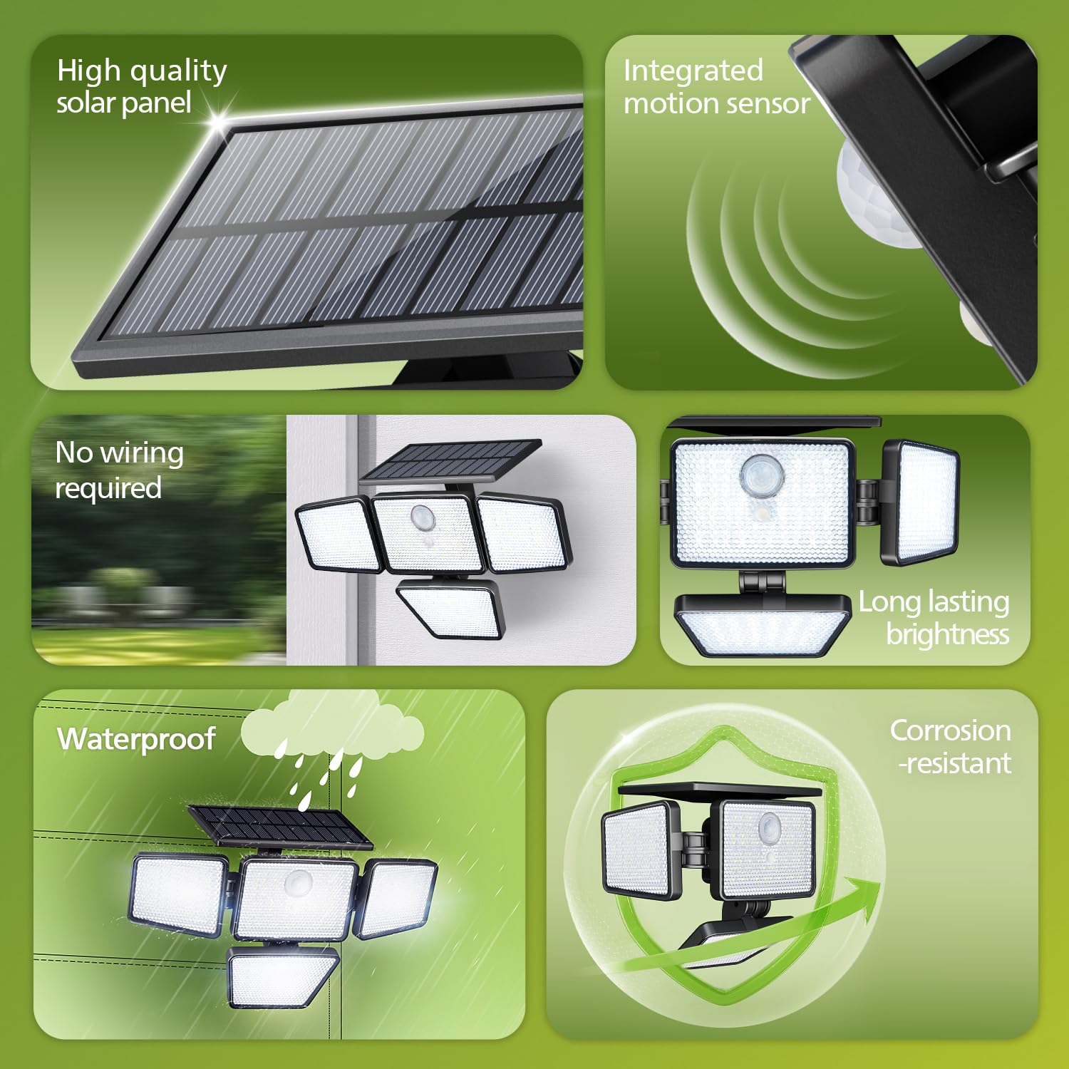 Philips Solar Security Light outdoor with PIR motion sensor for automatic security lighting.