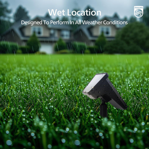 Philips solar spot light easy-installation no wiring required.