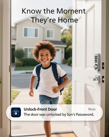 Philips Wi-Fi Door Lock emergency key access for backup entry.