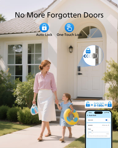 Philips WiFi keypad door lock includes complete handle set