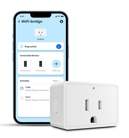 Philips Wi-Fi Gateway side panel with ports for easy setup.